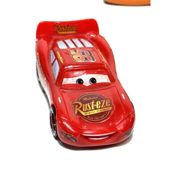 Disney Pixar Cars-Plastic Vehicles Cars Mater Lightning McQueen Sally Chick Lot - Picture 7 of 10